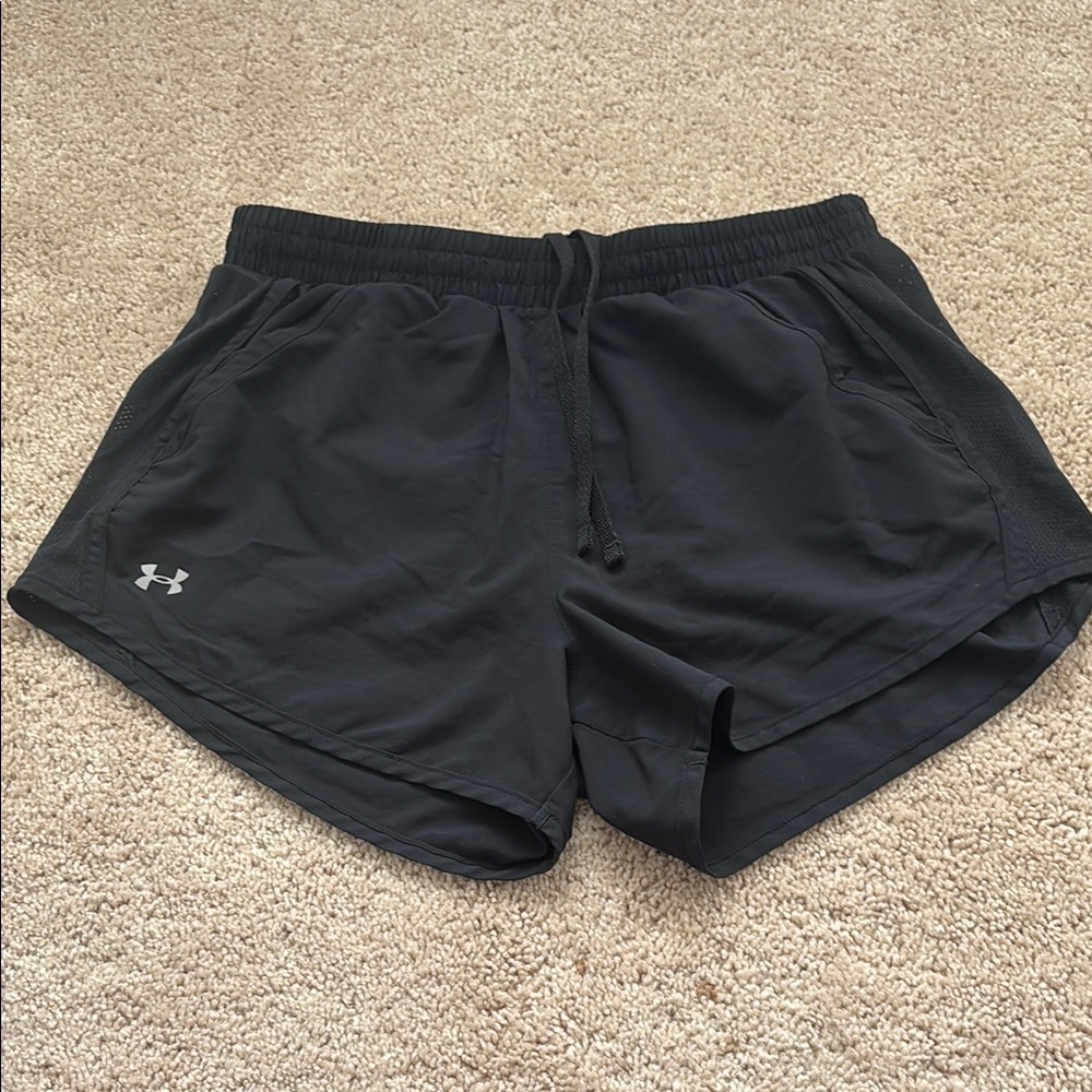 Under Armour Black Athletic Shorts Lightweight Breathable